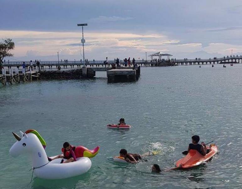 Fun water playground